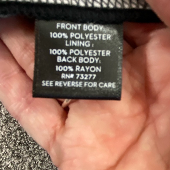 🌸 🌼🌺 SIMPLY VERA VERA WANG - LINED & LACE LINED SLEEVELESS BLOUSE - SIZE 2X - Picture 9 of 11